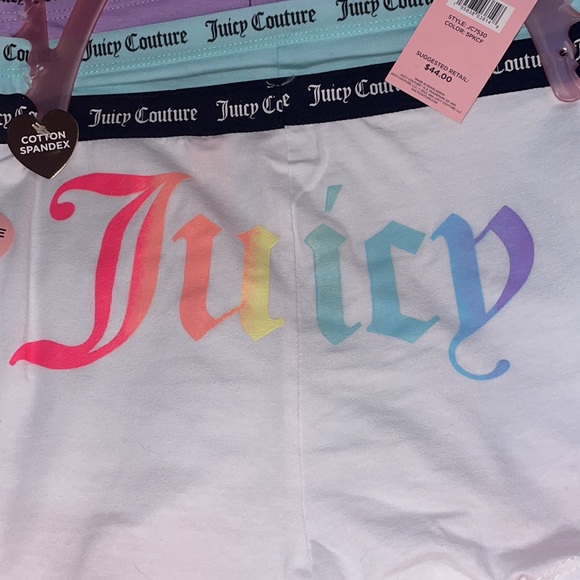 Juicy Couture 5 pair of vibrant color boy shorts - Picture 9 of 9